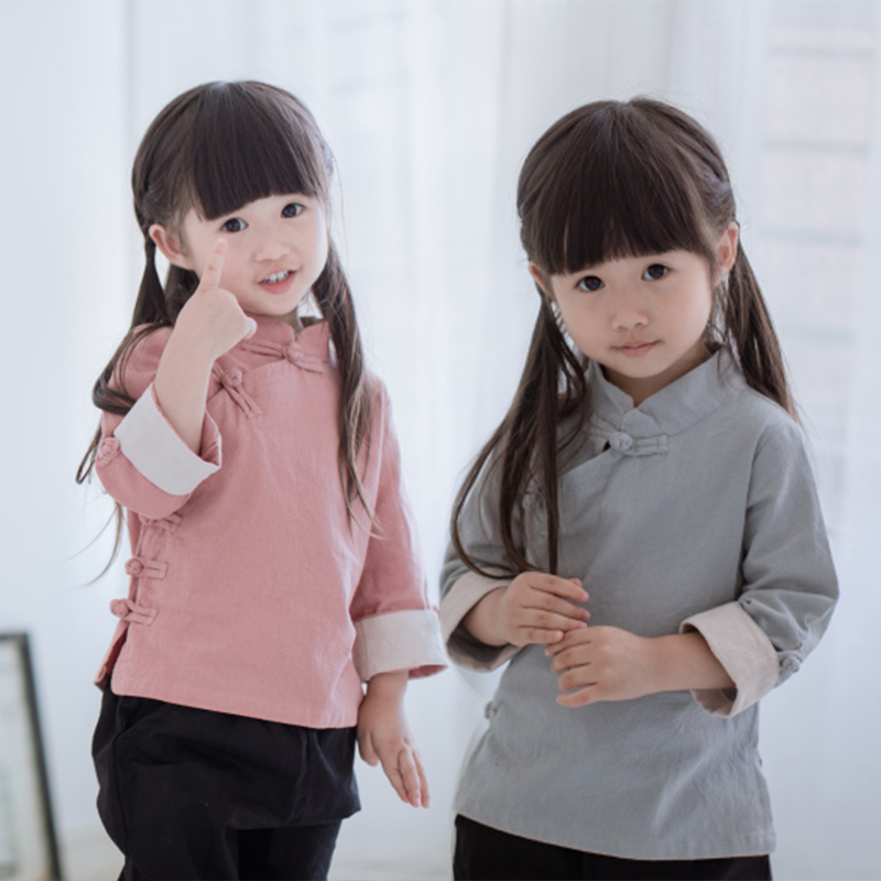 Chemise enfant à manche longue - Ref 2083118 Image 1