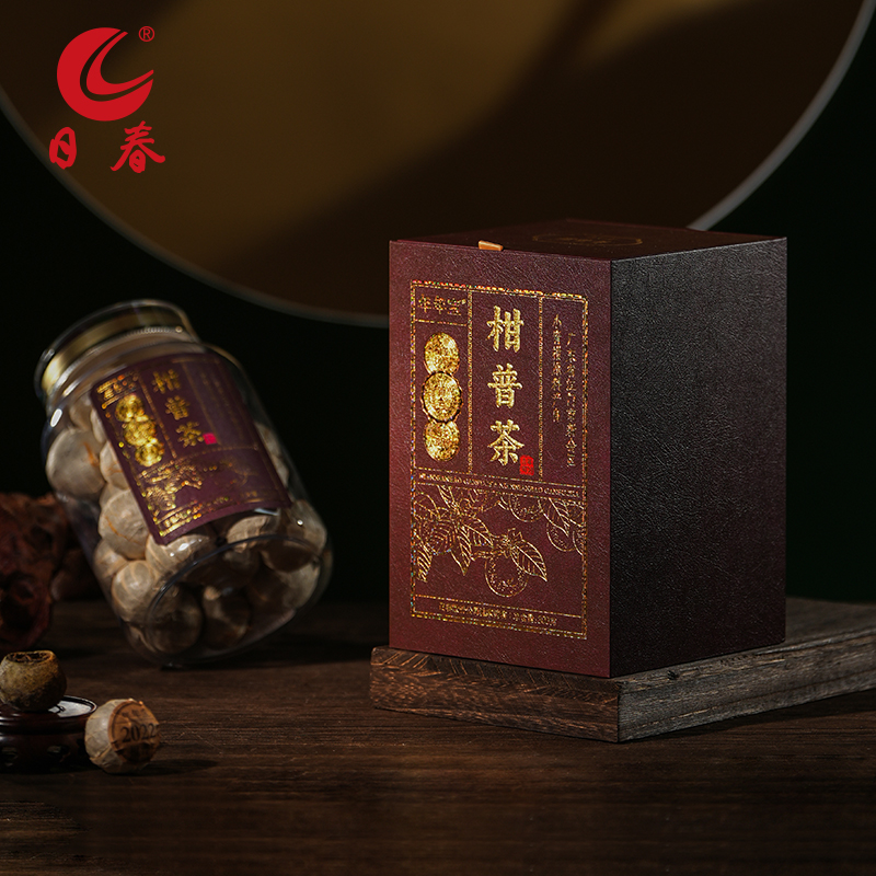 日春茶叶新会柑普洱茶【年年宝柑普茶2022】陈皮小青柑300g