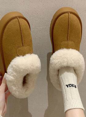雪地靴冬季加厚加绒保暖棉靴女靴