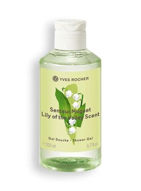 法国YvesRocher伊夫黎雪清晨花园铃兰淡沐浴露200ML 山谷里百合花