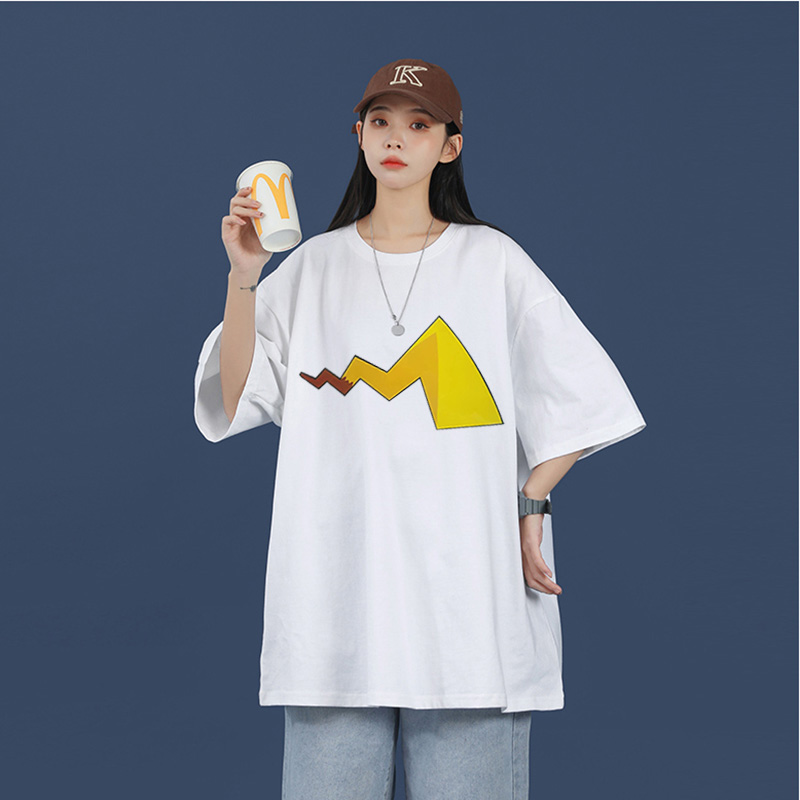 短袖港风潮流青少年宽松休闲百搭