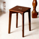 实木凳子中式 客厅家用方凳螺钿漆器方凳可叠放餐桌凳多用木板凳