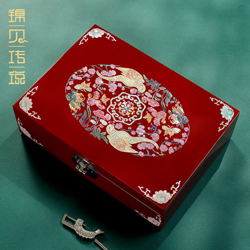锦贝传说螺钿喜结连理礼金盒