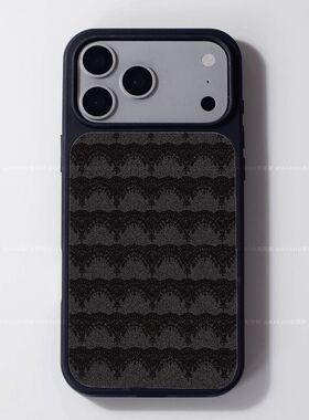 【壳呼呼原创】蕾丝墙结适用iPhone17promax苹果手机壳16p高级感15/14/13轻奢12玻璃散热11轻奢韩系ins风小众