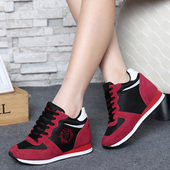 日常运动休闲韩版 单鞋 女鞋 街头潮鞋 时尚 春夏隐形内增高8厘米女鞋