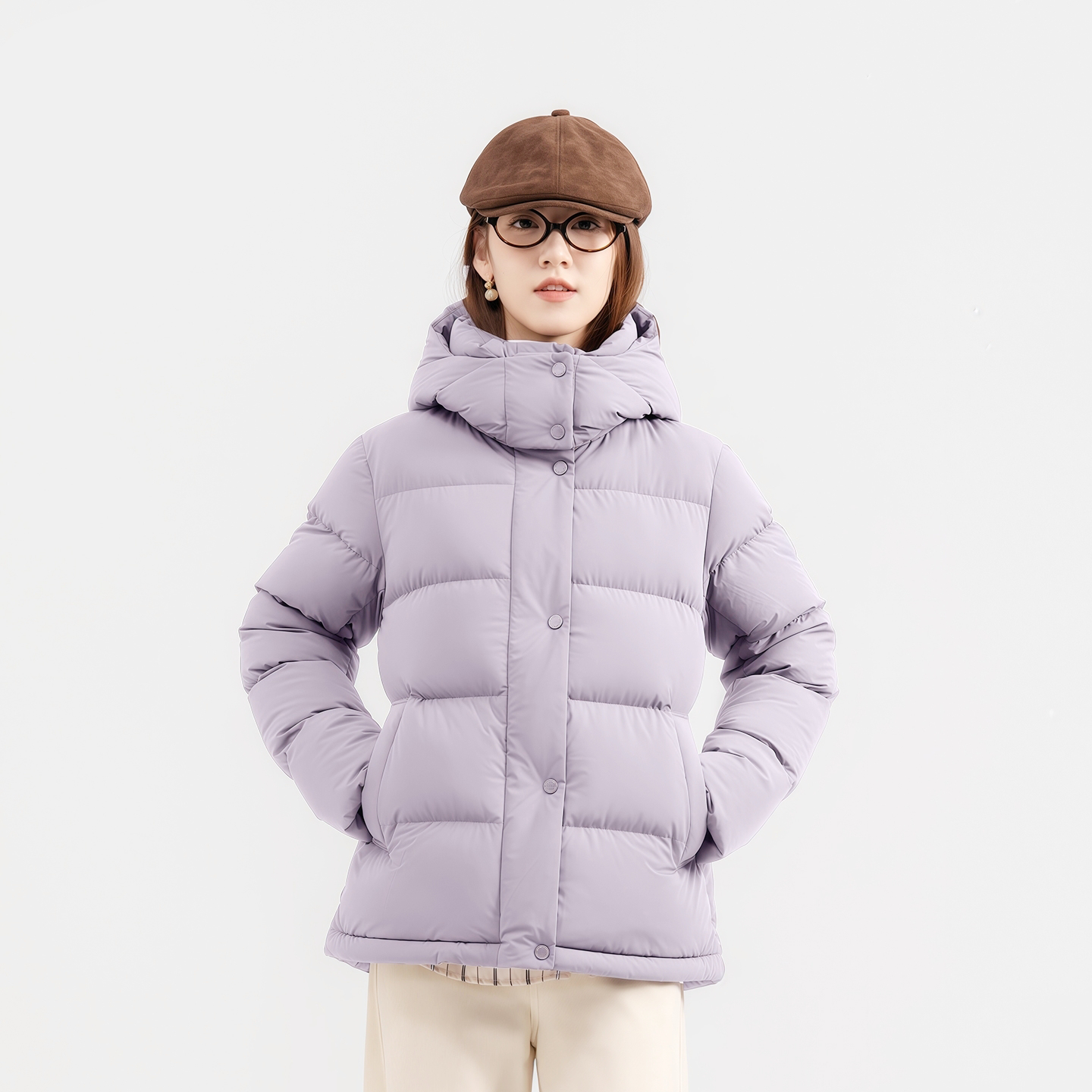 5格中长90鹅绒25冬季新款三防收腰面包泡芙加厚羽绒服女保暖外套,女装/女士精品,羽绒服,淘宝优惠券,粉丝福利购,淘宝优惠卷