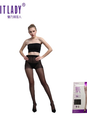 F0200 FITLADY 15D防走光经典绢感觉连裤袜 后加裆丝袜