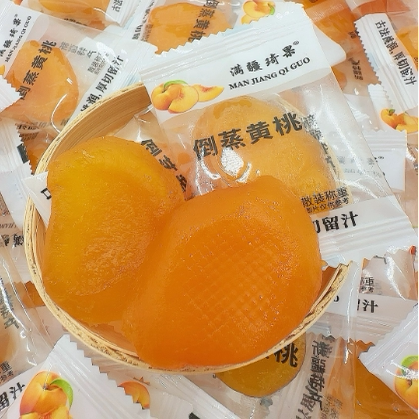 满疆琦果倒蒸黄桃干新疆特产清新酸甜办公休闲零食500g/袋图片