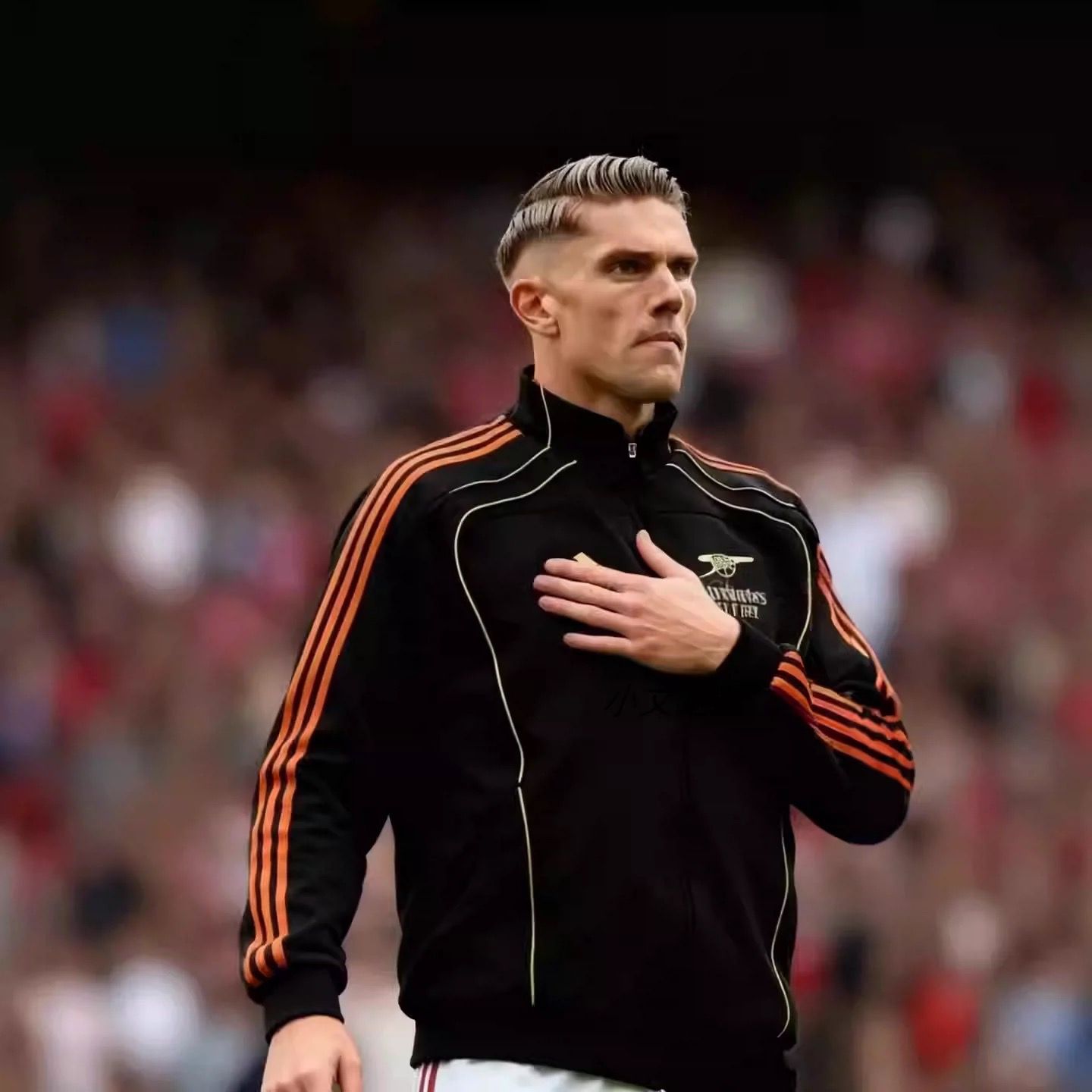 2025新款阿森纳外套夹克挡风长袖赛前训练服足球服透气休闲运动服