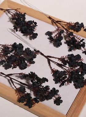 泉州福建浔埔簪花黑色系成人发饰汉服民族风写真摄影网红头饰成品