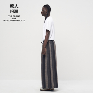 SR.2021ss/Hakama Akane Corduroy Pants庶人 复古棉麻超宽阔腿裤