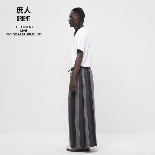 复古裤管设计春夏宽舒裤