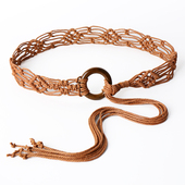 民族风编织腰带女配裙子复古休闲装 绳子配饰潮 饰腰链波西米亚个性