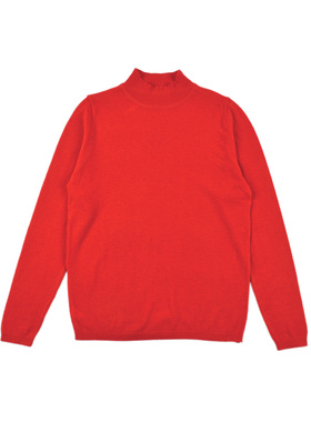 D880 羊毛混保暖百搭女款针织衫高领长袖套头舒适透气春秋季毛衣