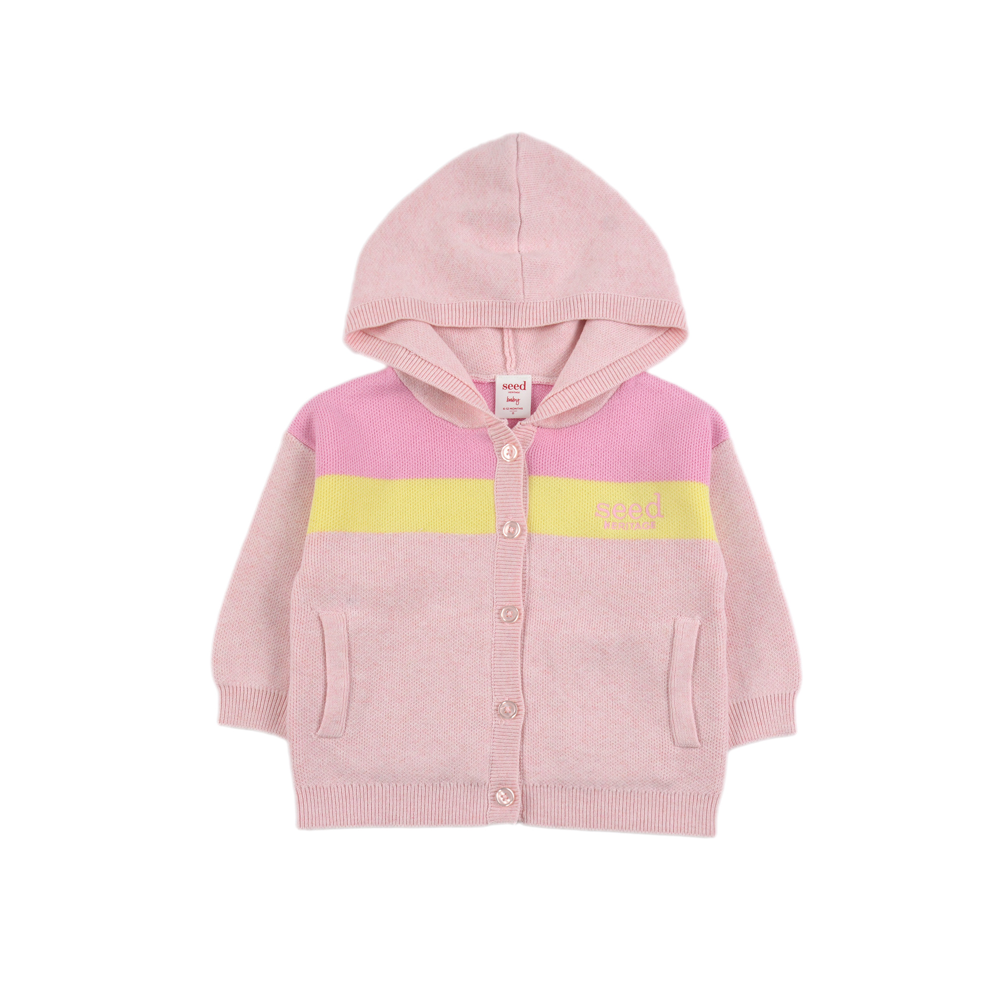 ZK11107 纯棉婴幼儿针织衫男女童婴幼儿连帽长袖开衫舒适透气上衣