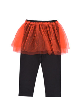 ZK10941 百搭女童休闲舒适长裤春秋外穿童装洋气时尚直筒裤松紧腰