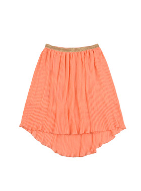 ZK10734 时尚百搭百褶裙女童半身裙舒适松紧腰中小童休闲春秋夏季