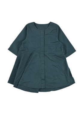 ZK10607 纯棉连衣裙女童夏季时尚百搭短袖圆领开衫休闲小童舒适