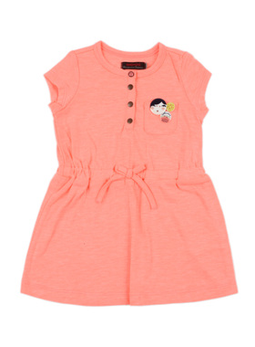 A1647 棉质夏季女童休闲百搭时尚背心连衣裙连身裙中小童儿童裙子