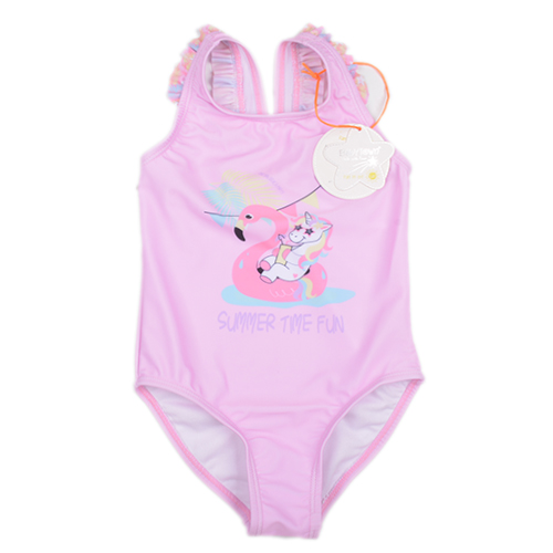 sw304 不退换儿童泳衣女连体三角女童宝宝泳装小女孩童游泳衣