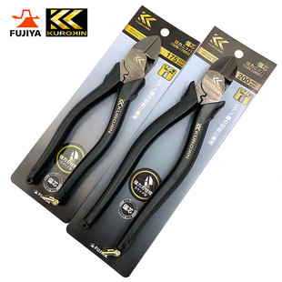 日本FUJIYA富基亚黑金偏心省力斜口斜嘴钳8寸进口电工剪线断线钳