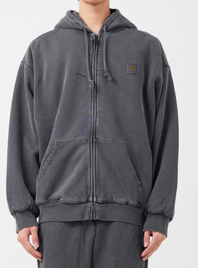 正品Carhartt WIP卡哈特水洗拉链卫衣帽衫夹克工装重磅男女潮情侣