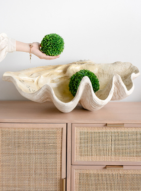 仿真海洋贝壳艺术收纳盘摆件