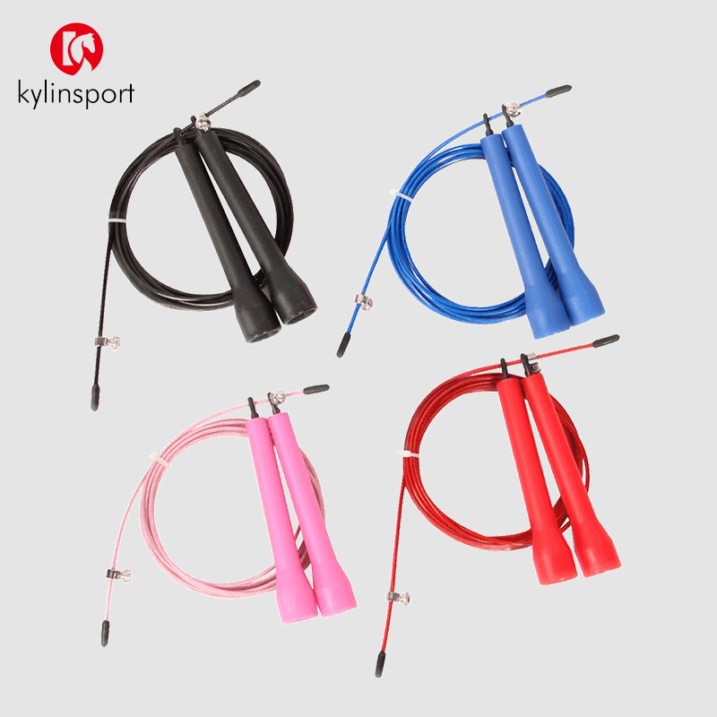 男女专业极速竞技跳绳比赛花样双飞速度跳绳双摇可调节钢丝绳