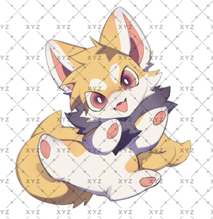 墙全身模板约稿定制furry兽圈幻想生物表情包白菜价