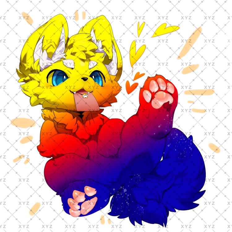 菊川全身模板约稿定制furry兽圈幻想生物新年奶狗白菜价