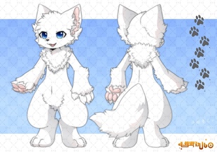 泽秋兽设模板约稿定制furry兽圈幻想生物双视图白菜价