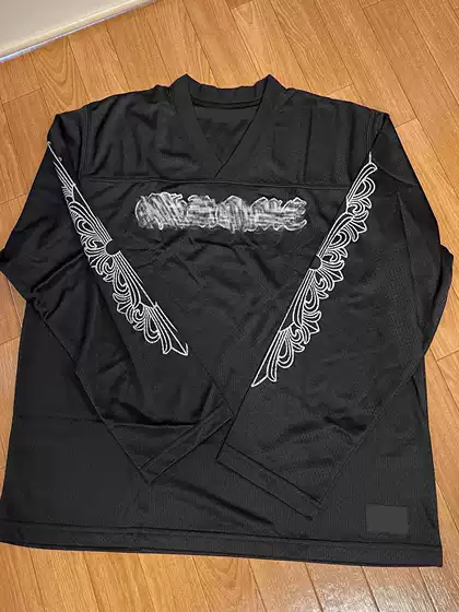 (in Stock) Self-Designed Sanskrit 33 Floral Mesh Fabric Sports Ice Hockey Jersey Long-Sleeve T-Shirt for Women and Short-Sleeve for Men Set