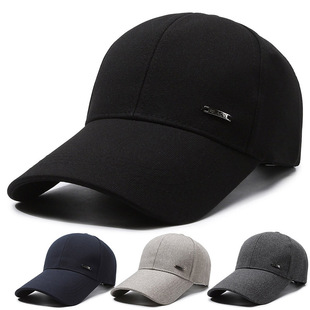 长舌帽子男士鸭舌帽加长帽檐棒球帽男户外太阳帽防晒遮阳帽钓鱼帽