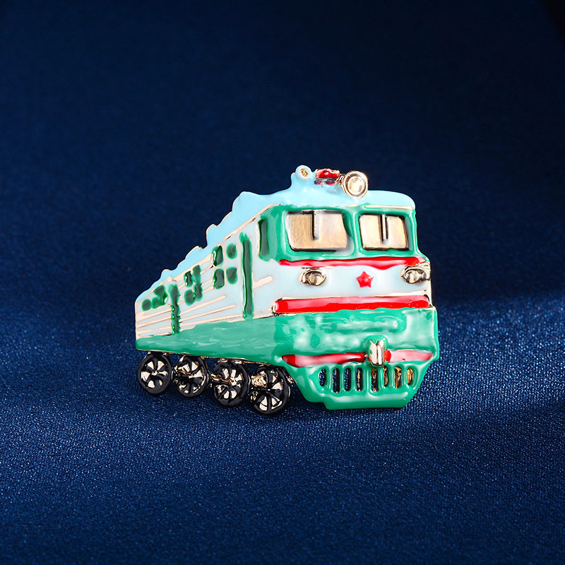珐琅彩小火车胸针国民卡通金属徽章别针领针固定衣服包包配饰勋章,饰品/流行首饰/时尚饰品新,胸针,淘宝优惠券,粉丝福利购,淘宝优惠卷