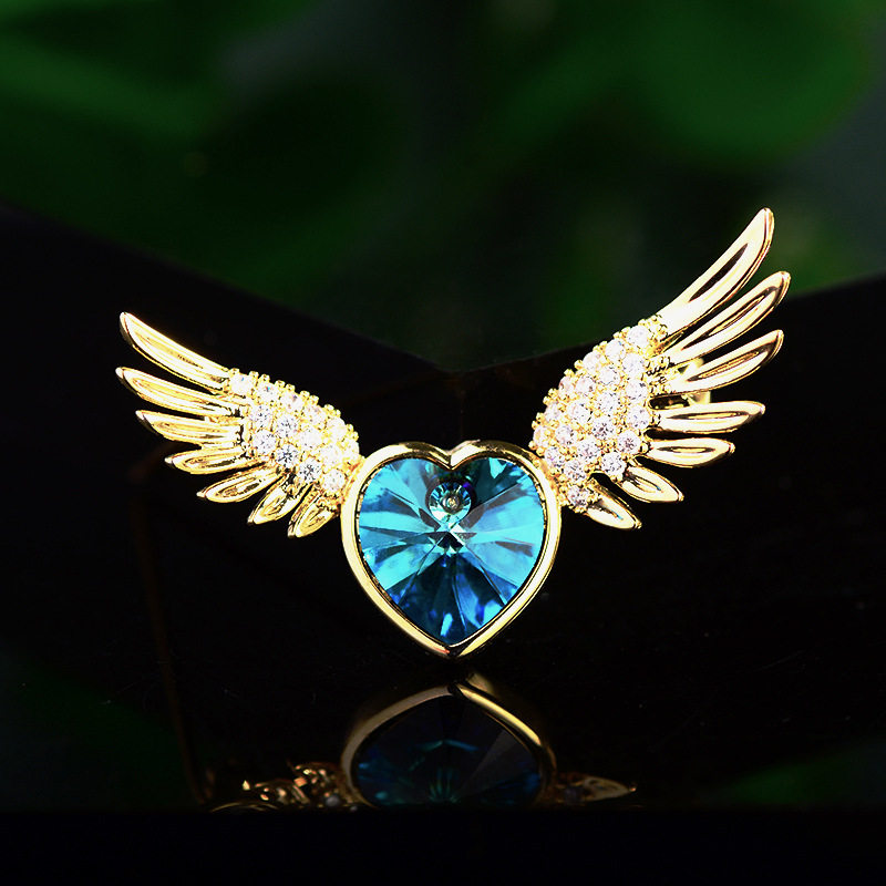 韩版新潮飞心简约创意胸针优雅小巧防走光扣衣饰别针个性气质配饰,饰品/流行首饰/时尚饰品新,胸针,淘宝优惠券,粉丝福利购,淘宝优惠卷