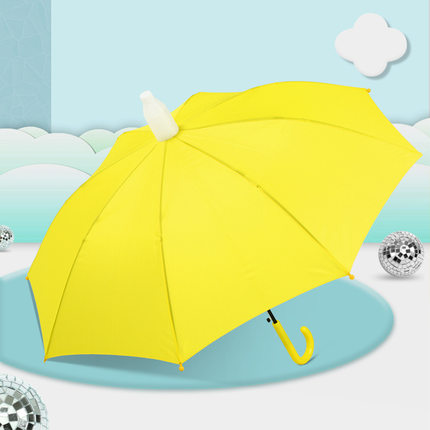 儿童雨伞小孩学生直杆伞自动幼儿园宝宝长柄小伞定制广告印logo