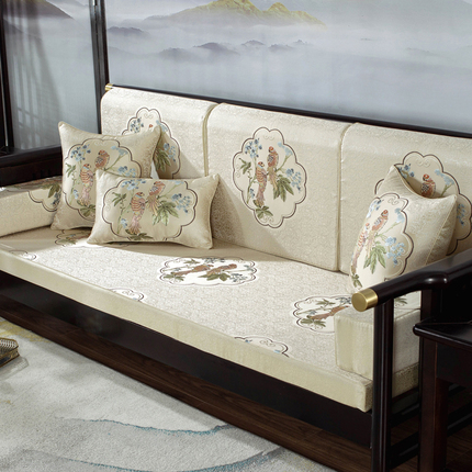 新中式红木沙发坐垫沙发垫实木家具海绵防滑加厚沙发垫罗汉床垫子
