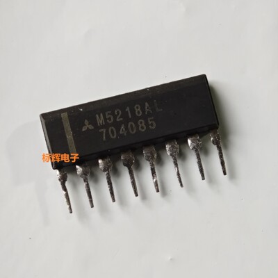 直插 M5218AL BA15218N L运算放大器IC芯片SIP-8 进口拆机