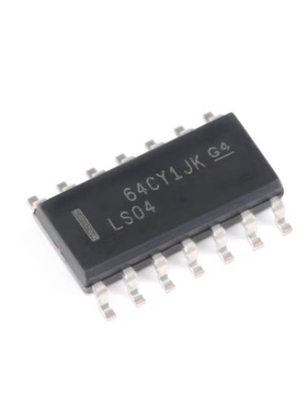 贴片 DM74LS04M SN74LS04DR 进口六路反向器IC芯片 SOP-14 可直拍