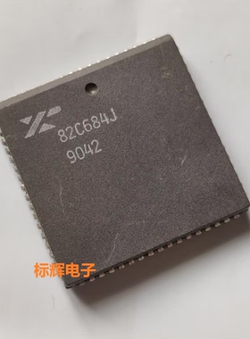 贴片 XR82C684J 82C684J 进口拆机IC集成电路芯片 PLCC-68封装