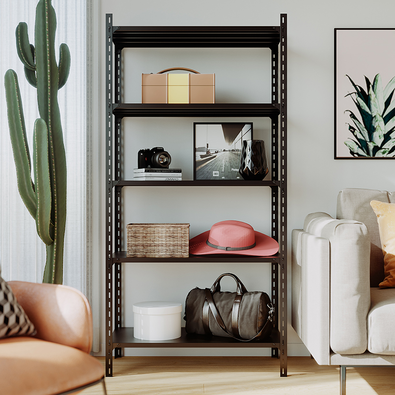黑色家用仓库阳台多功能储物架