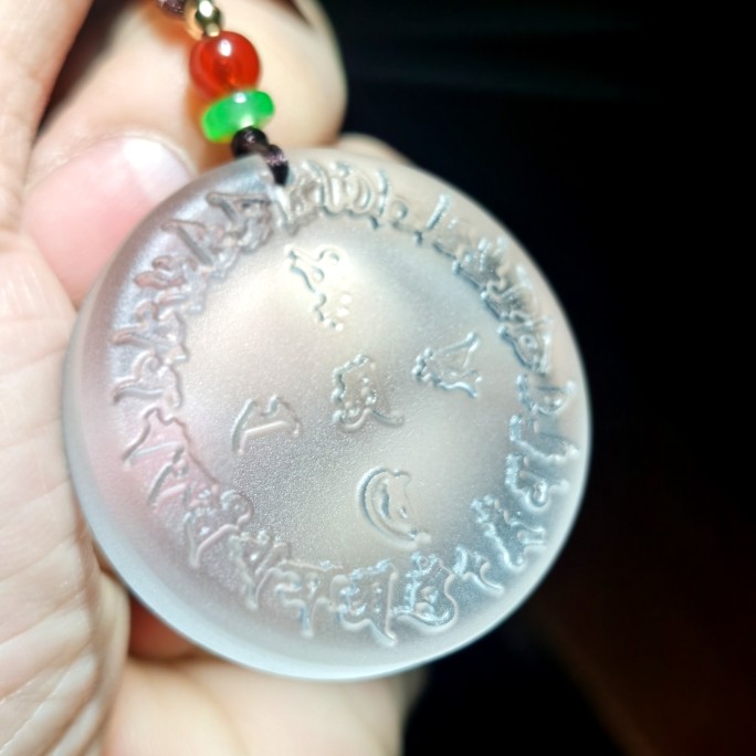 饰品项链古法琉璃箴言