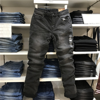 班尼路新品弹力修身休闲长裤