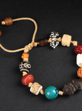 男女夺宝菩提原创中国风沉香木