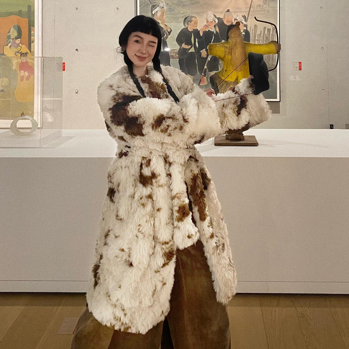 皮毛一体爆款洋气长款羊羔毛外套女2025新款韩系年轻款环保皮草厚,女装/女士精品,皮草,淘宝优惠券,粉丝福利购,淘宝优惠卷