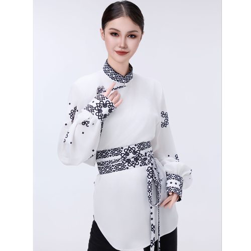 【阿泯娜】F2572010上衣外套 长袖衬衫新款特色蒙古民族女装
