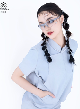 【阿泯娜】F2571038短袖 夏季新款半袖上衣时尚民族风格女装