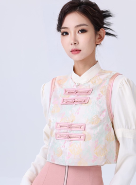 【阿泯娜】A2431  女款民族风短款马甲