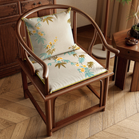 中式沙发椅子坐垫红木实木绣花刺绣餐椅茶椅圈椅太师椅官帽椅座垫