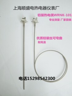 101K型热电偶温传感器优质铠装 丝可弯曲精密测量 热电偶WRNK 铠装